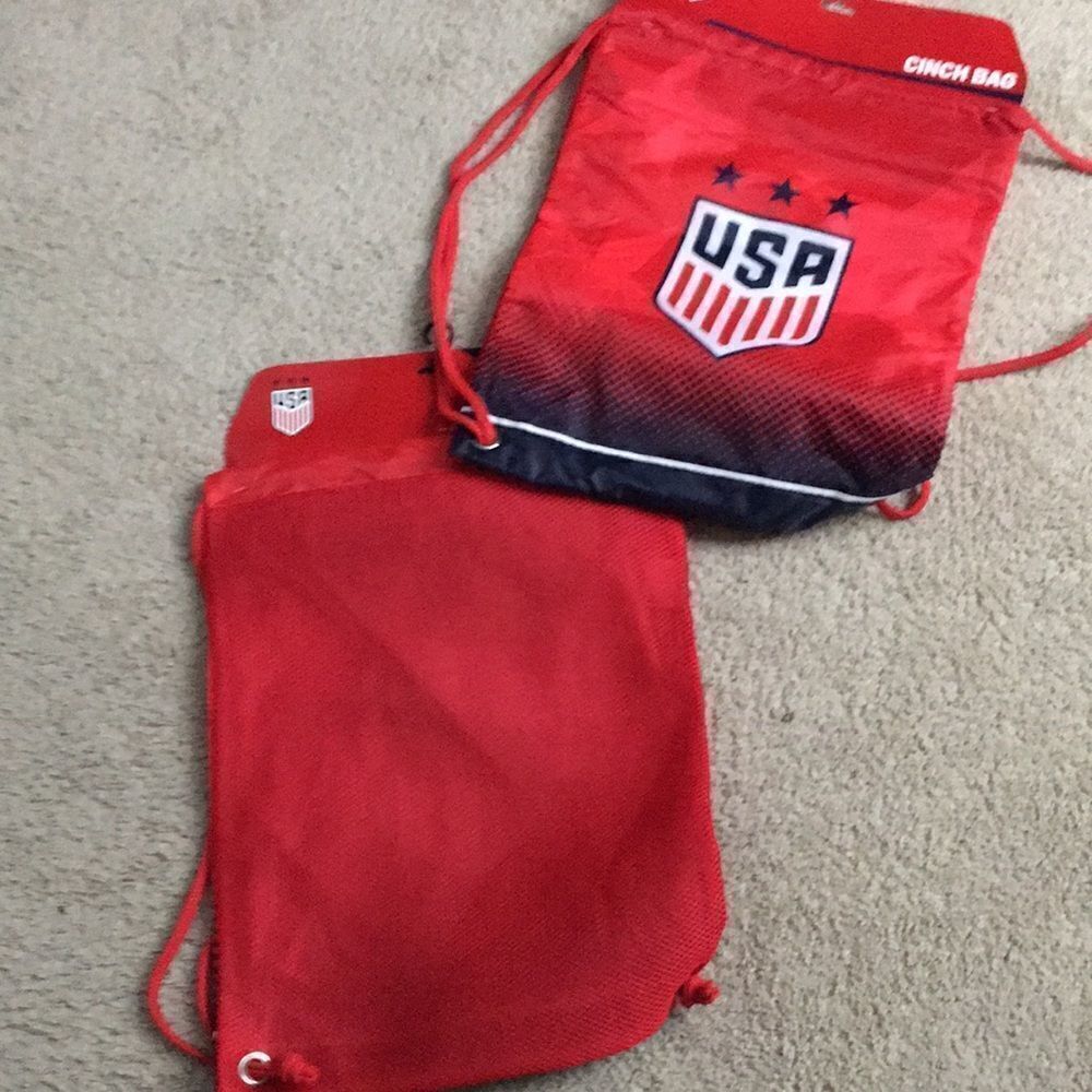 USA MNT team Soccer is in the World Cup playing youth adult cinch tote carry bag